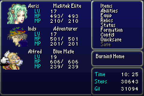 Final Fantasy VI Advance Part 25 Like a house on fire